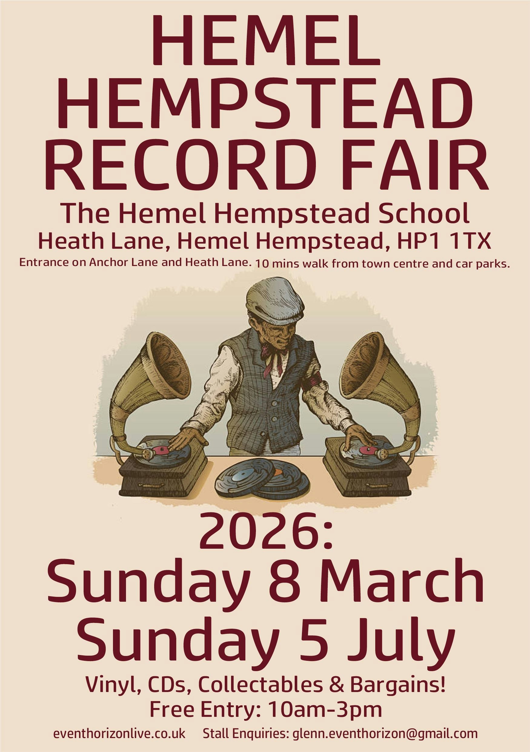 Hemel Hempstead Record Fair