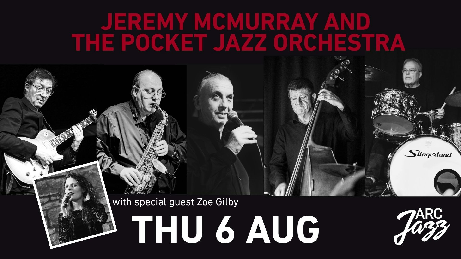 Picture of Jeremy McMurray and the Pocket Jazz Orchestra with special guest Zoe Gilby