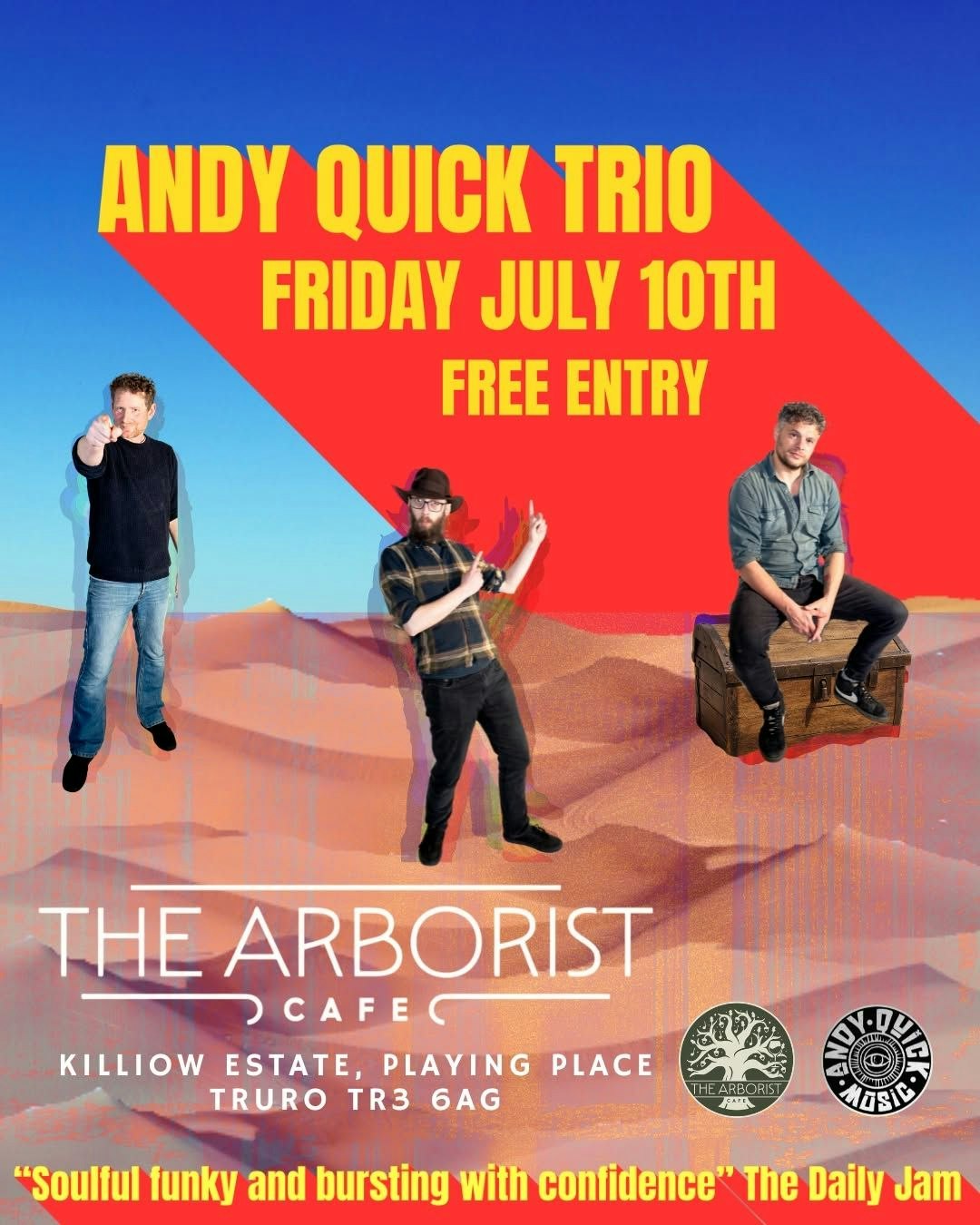 Picture of Andy Quick Trio @ The Arborist Cafe, Truro