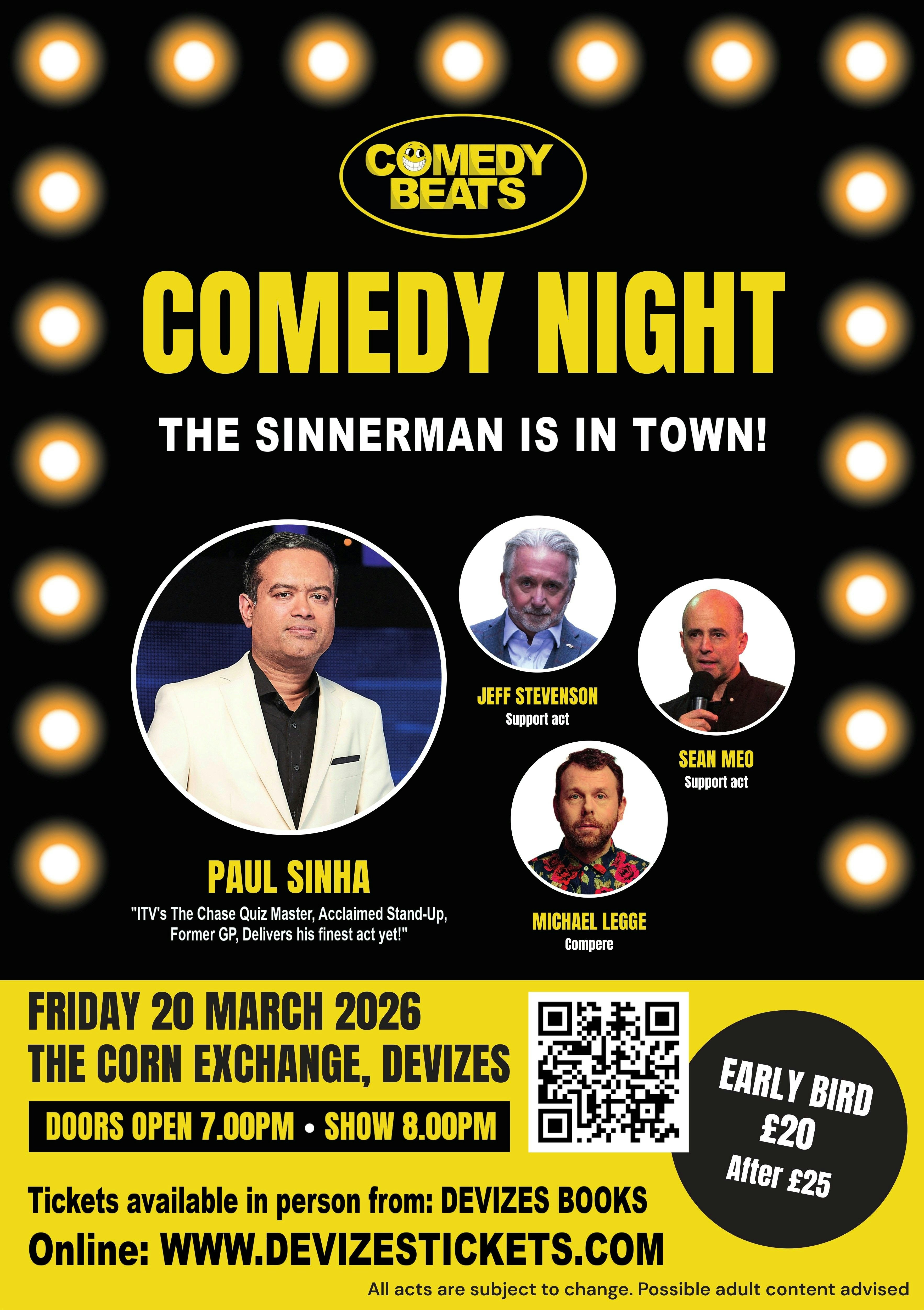 Comedy Beats presents ITV's Paul Sinha