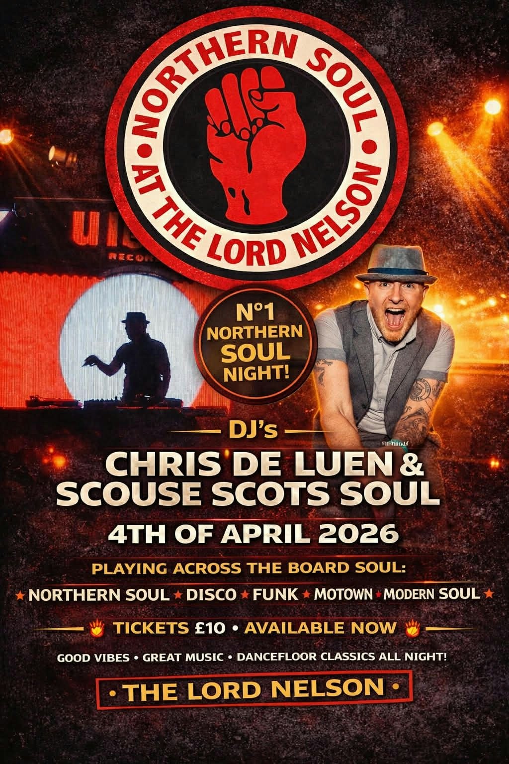 THE LORD NELSON: NORTHERN SOUL DAY / NIGHT
