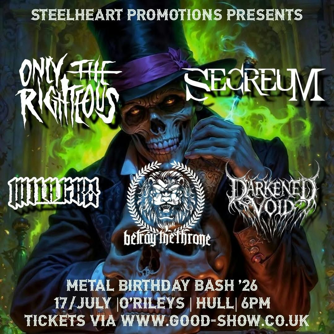 Picture of Jani's Birthday Bash IV with Only The Righteous, Secreum, Betray The Throne, Milagro & Darkened Void