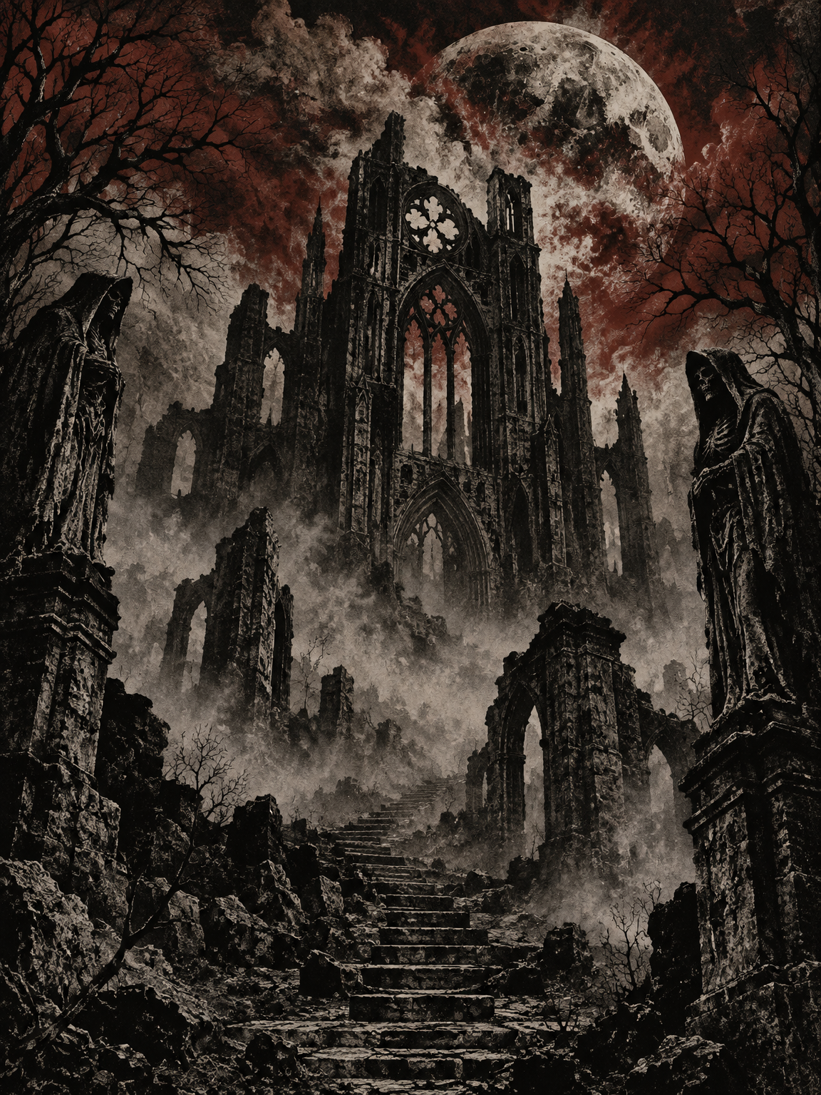 Picture of Bloodyard, Blasphemer, Dychosis & Dominion of Ashes