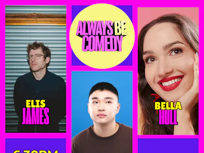 Picture of Always Be Comedy: Elis James & Bella Hull & Jin Hao Li - at The Tommyfield!