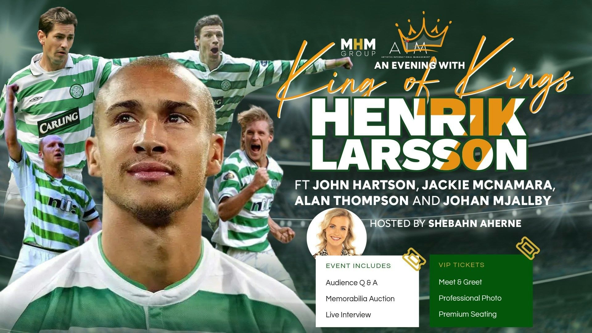 An Evening with Henrik Larsson & Friends