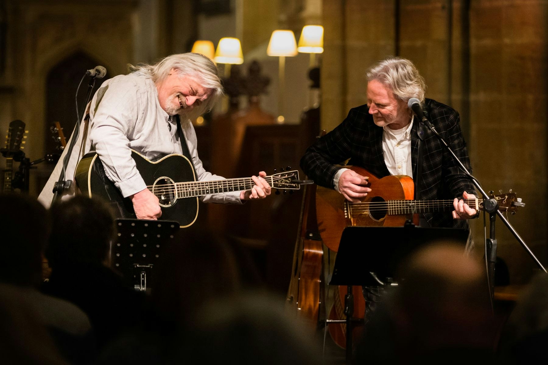 Picture of Reg Meuross 'Midwinter Concert' with Phil Beer at St Bartholomews