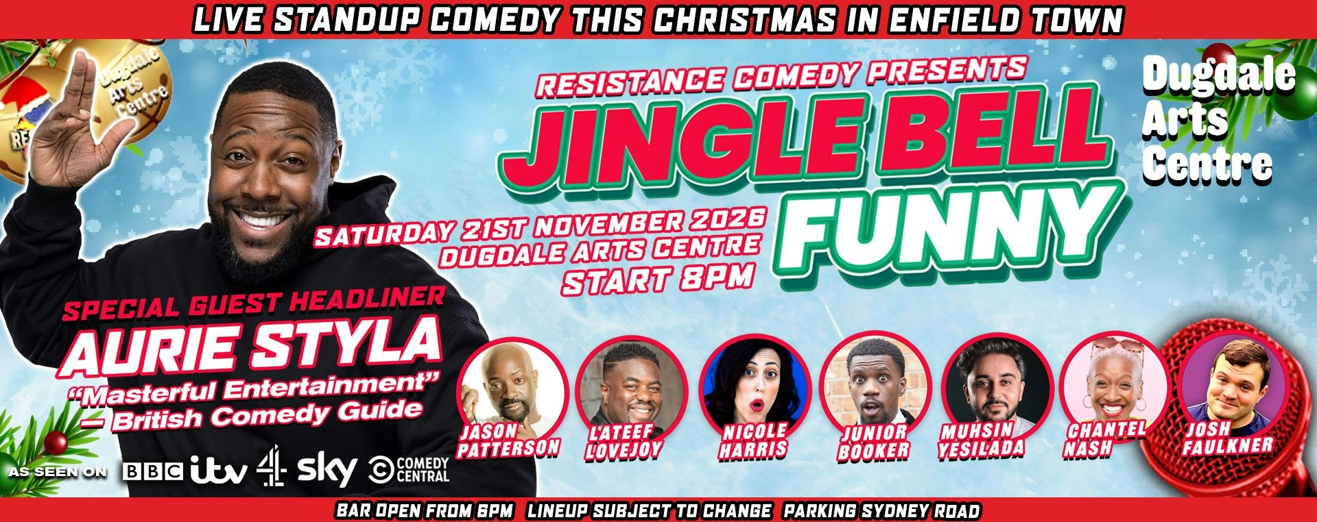 Resistance Comedy: Jingle Bell Funny 2026