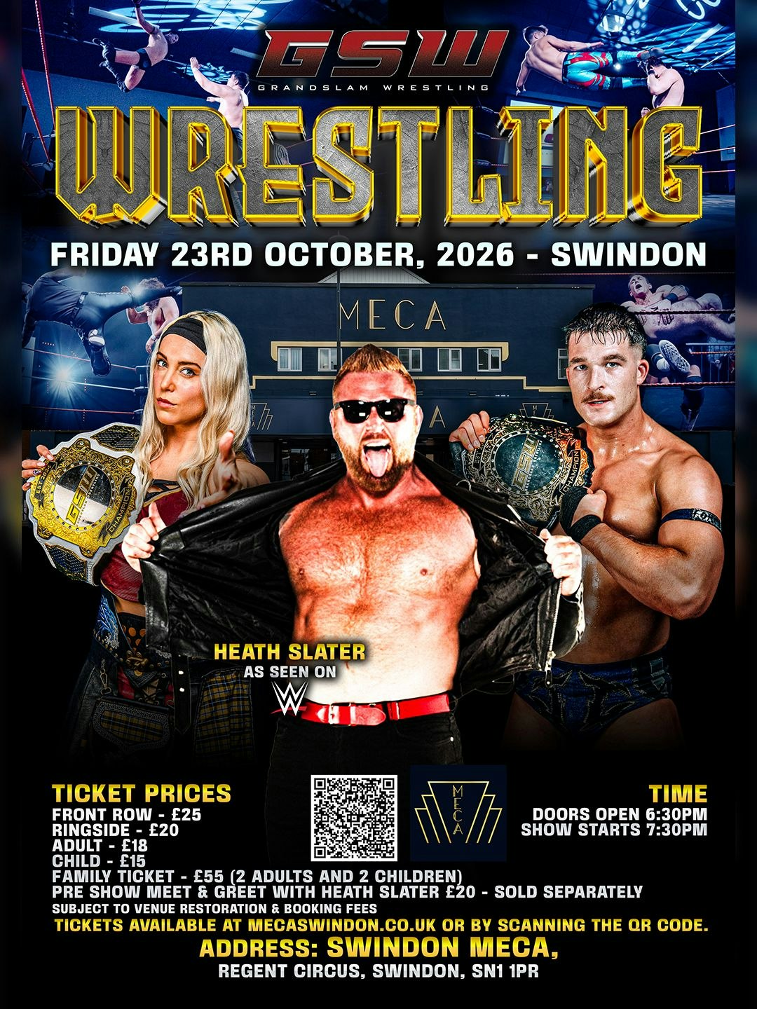 Picture of GrandSlam Wrestling Live in Swindon with Former WWE Superstar Heath Slater
