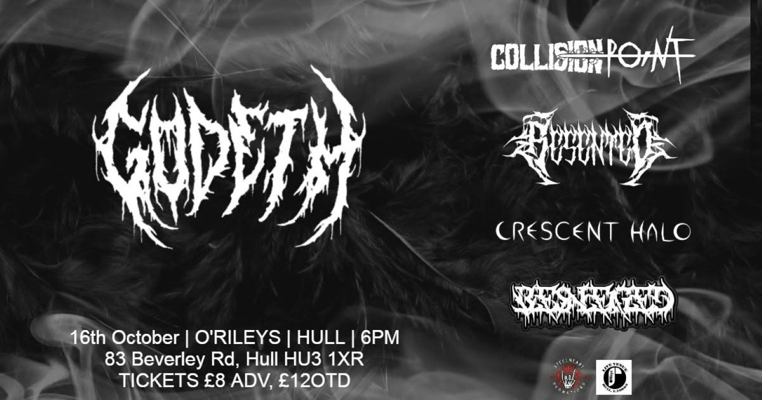 Picture of Godeth, Collision Point, Resented, Crescent Halo, Besieged presented by Steel Heart Promotions