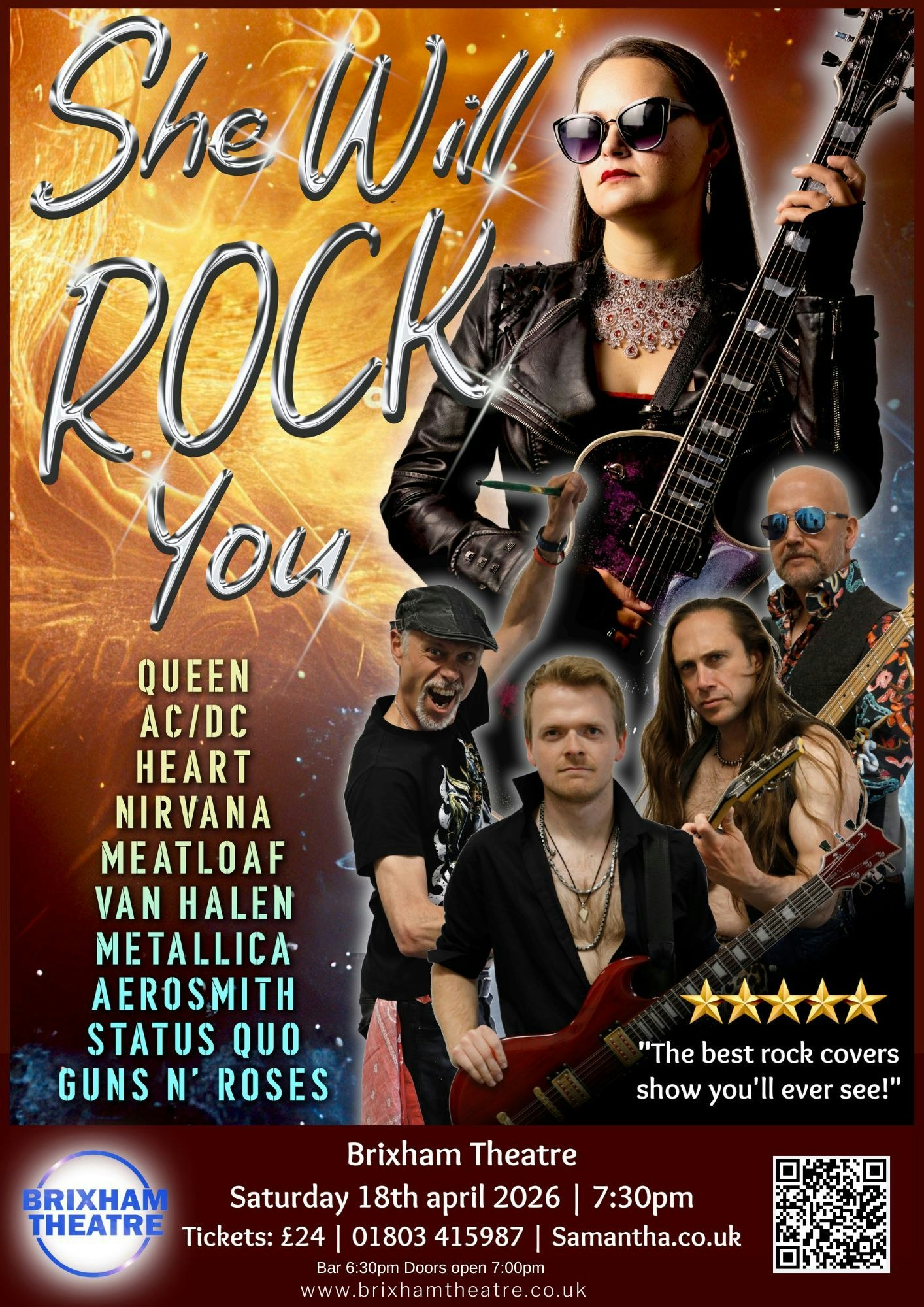 She Will Rock You - At last, the rock show you've been waiting for!