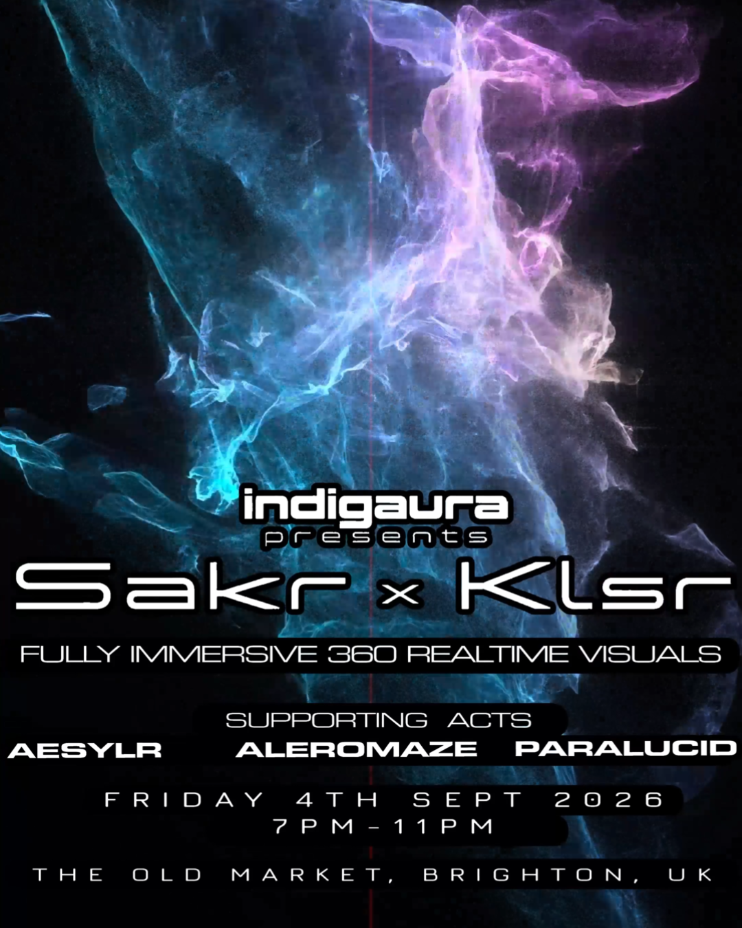 Picture of INDIGAURA PRESENTS SAKR x KLSR: 360º Live AV
