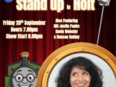 Picture of WCB Stand up in Holt with headliner Shappi Khorsandi