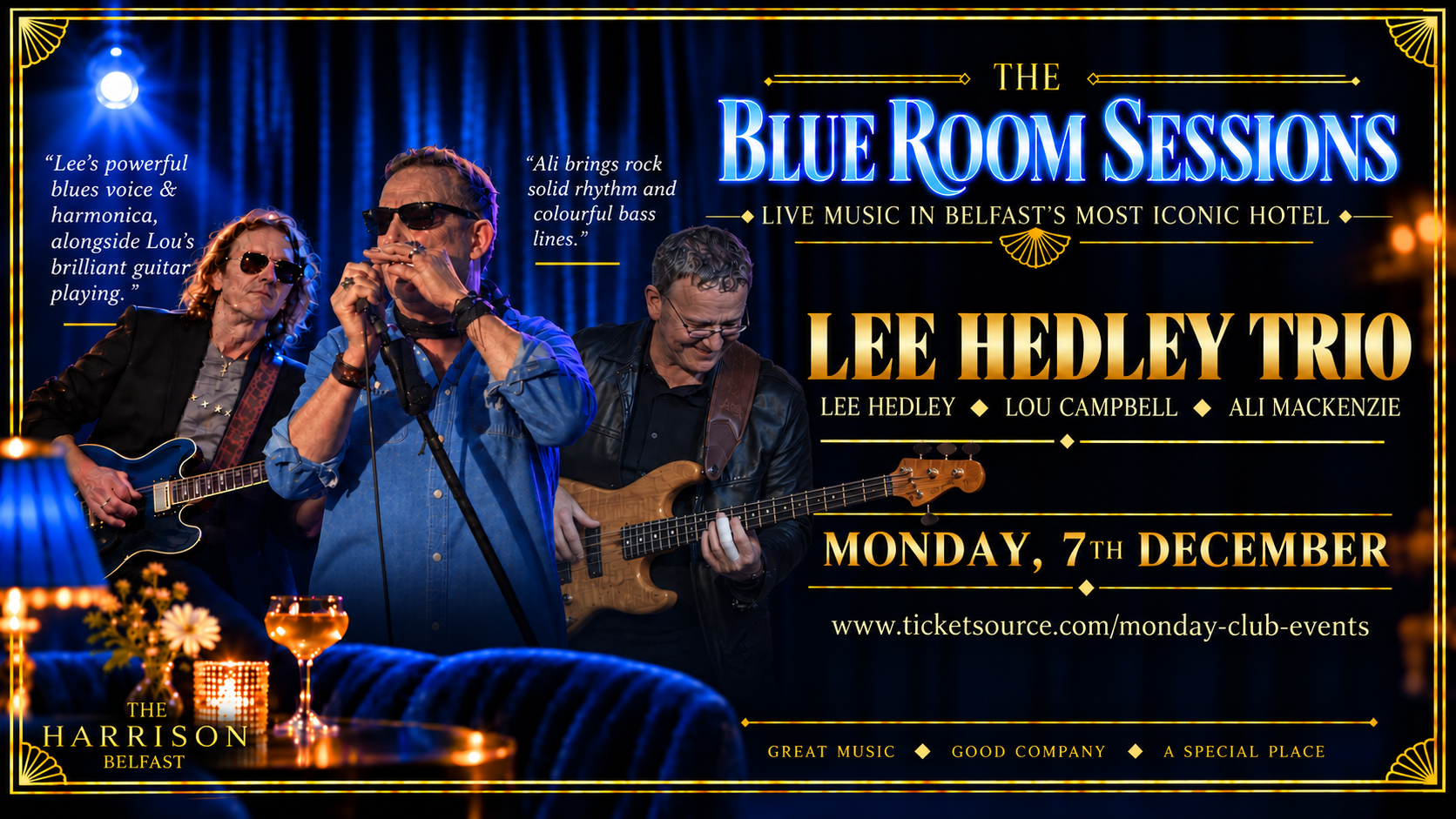 Picture of Blue Room Sessions: Lee Hedley Trio