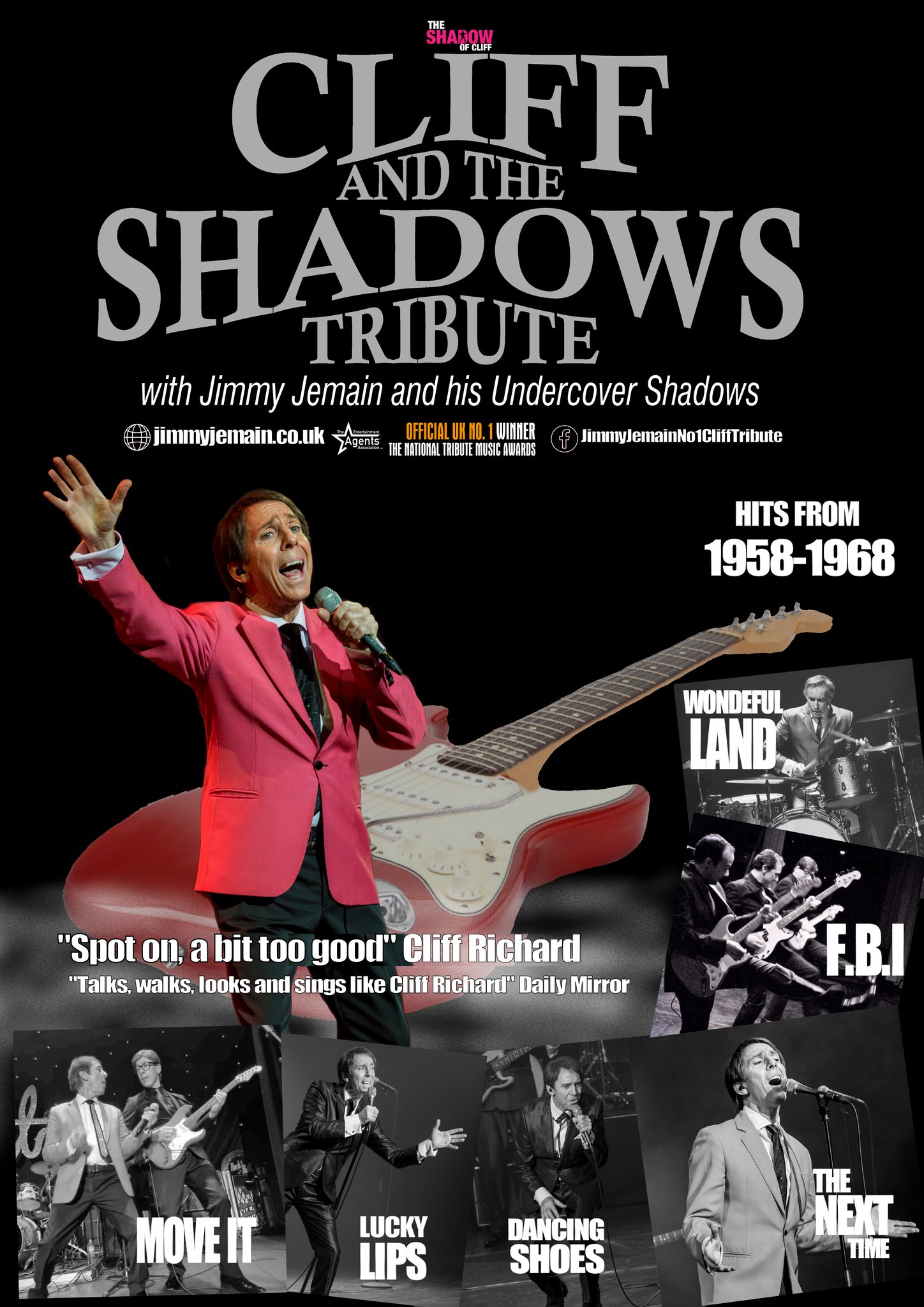 Cliff & The Shadows - Starring Jimmy Jemain